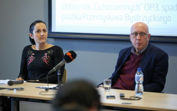 Dyrektor Muzeum Armii Krajowej Marek Lasota i wicedyrektor Joanna Mrowiec. Fot. PAP/S. Rozpędzik