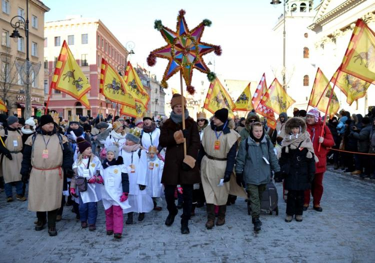 Orszak Trzech Króli w Warszawie. Fot. PAP/J. Turczyk