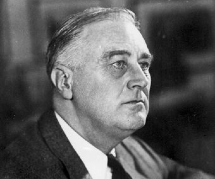 Prezydent Franklin D. Roosevelt. Źródło: NAC