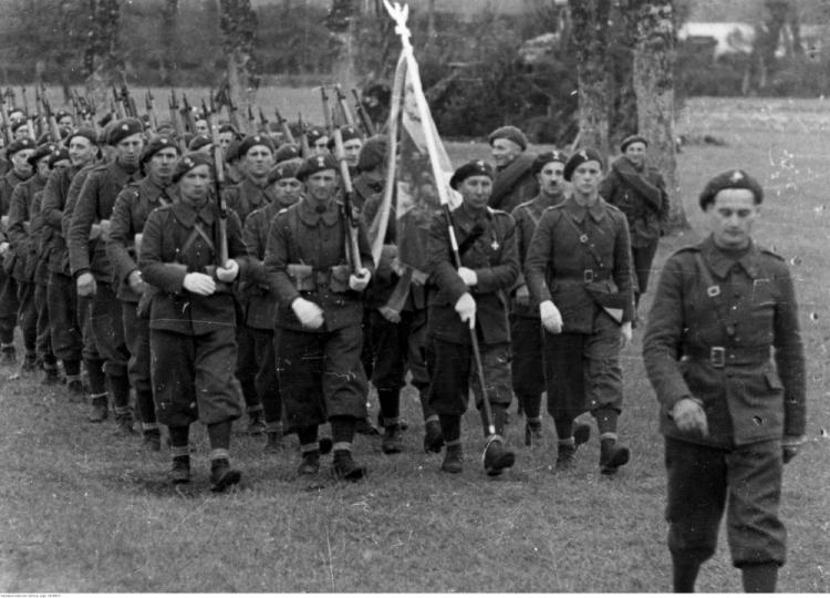 Samodzielna Brygada Strzelców Podhalańskich. 1940 r. Źródło: NAC