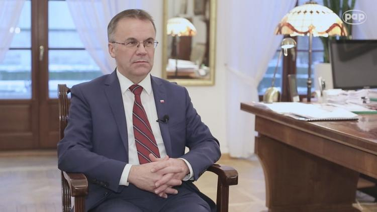 Jarosław Sellin. Źródło: Serwis Wideo PAP