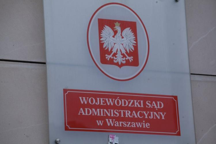 Wojewódzki Sąd Administracyjny w Warszawie. Fot. PAP/M. Kaliński 