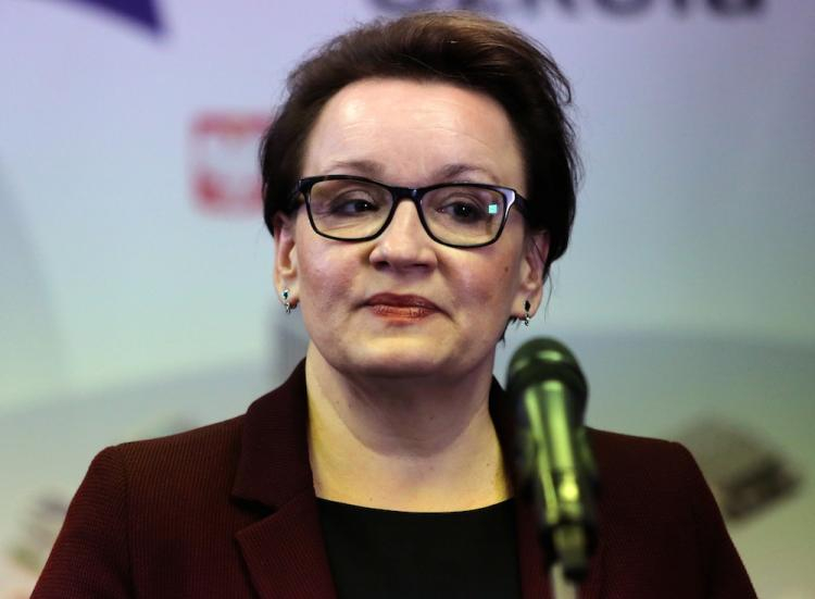 Minister edukacji narodowej Anna Zalewska. Fot. PAP/W. Deska