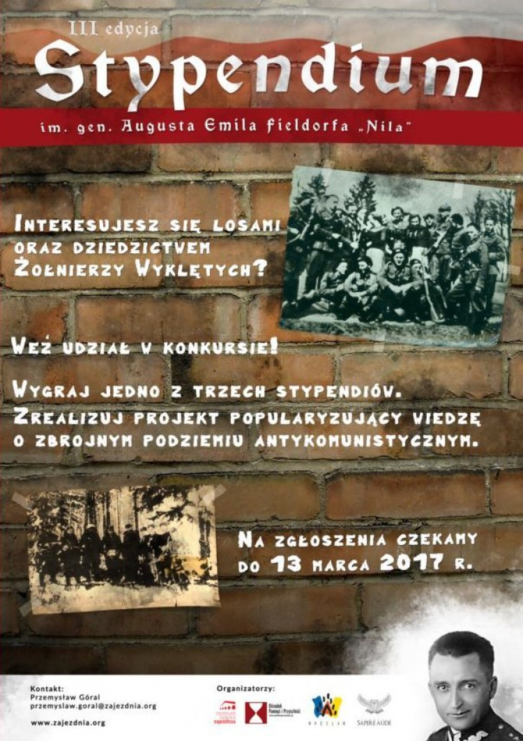 Trzecia edycja stypendium im. gen. Augusta Emila Fieldorfa "Nila"