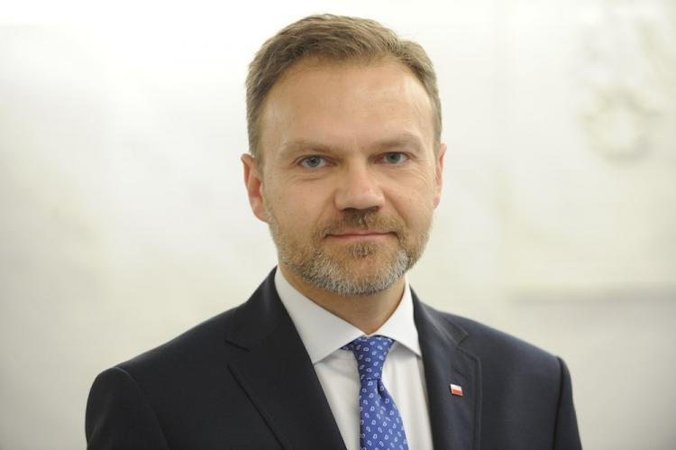 Senator Artur Warzocha, wiceprzewodniczący senackiej komisji spraw emigracji i łączności z Polakami za granicą. Fot. PAP/M. Obara