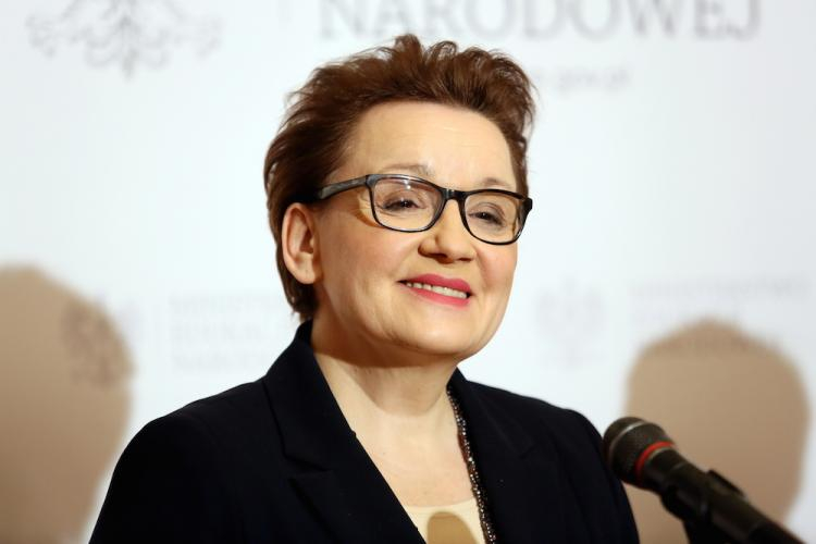 Minister edukacji narodowej Anna Zalewska. Fot. PAP/L. Szymański