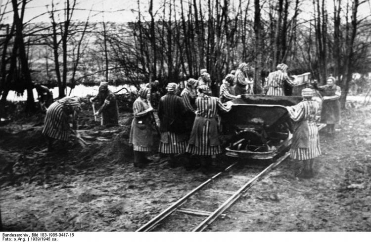 Kobiety w Ravensbrueck. Źródło: Bundesarchiv