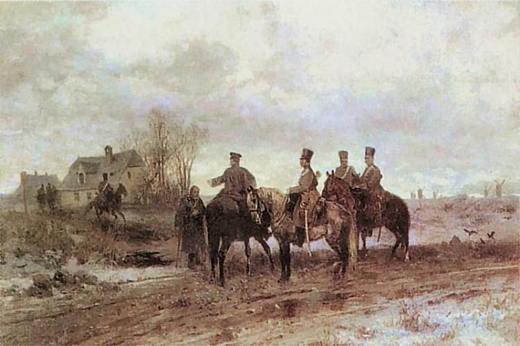 "Patrol polski" M. Gierymskiego. Źródło: Wikimedia Commons