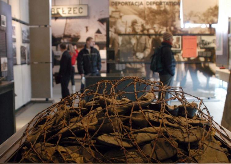 Muzeum – Miejsce Pamięci w Bełżcu na terenie byłego niemieckiego obozu zagłady w Bełżcu. 2005 r. Fot. PAP/M. Trembecki