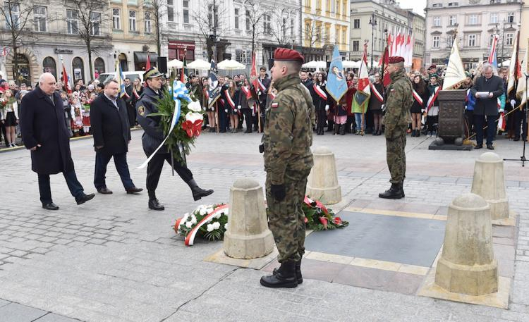 Inauguracja Roku Tadeusza Kościuszki na Rynku Głównym w Krakowie. Fot. PAP/J. Bednarczyk