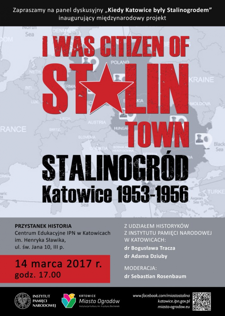 Spotkanie dyskusyjne "Kiedy Katowice były Stalinogrodem"