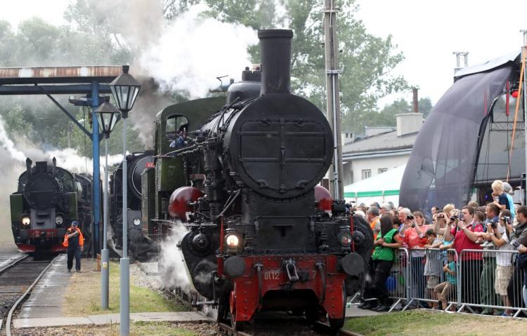 Parowozjada 2013 na terenie skansenu kolejowego w Chabówce. Fot. PAP/G. Momot