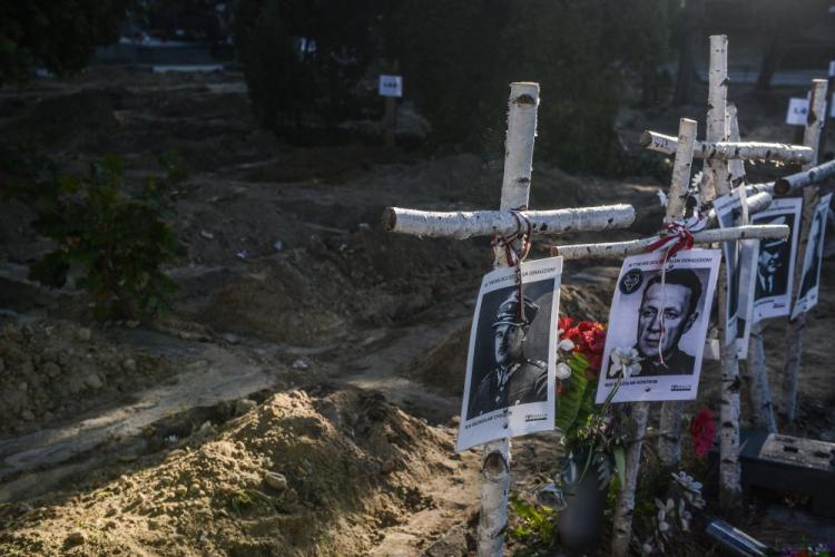 Poszukiwania ofiar komunizmu na Łączce na Powązkach Wojskowych w Warszawie. 2016 r. Fot. PAP/J. Kamiński