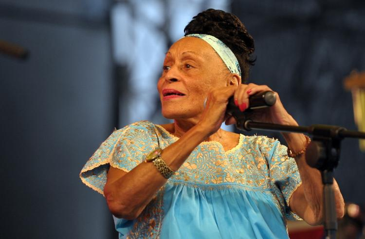 Omara Portuondo, legendarna gwiazda Buena Vista Social Club, wystąpi w Gdańsku podczas 7. Siesta Festival. Fot. PAP/M. Bielecki 