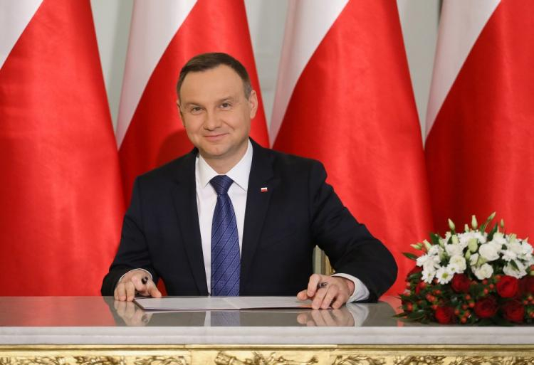 Prezydent Andrzej Duda. 11.04.2017. Fot. PAP/P. Supernak