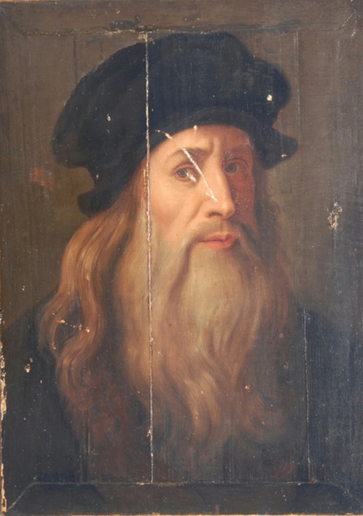 Portret Leonarda da Vinci. Źródło: Wikimedia Commons