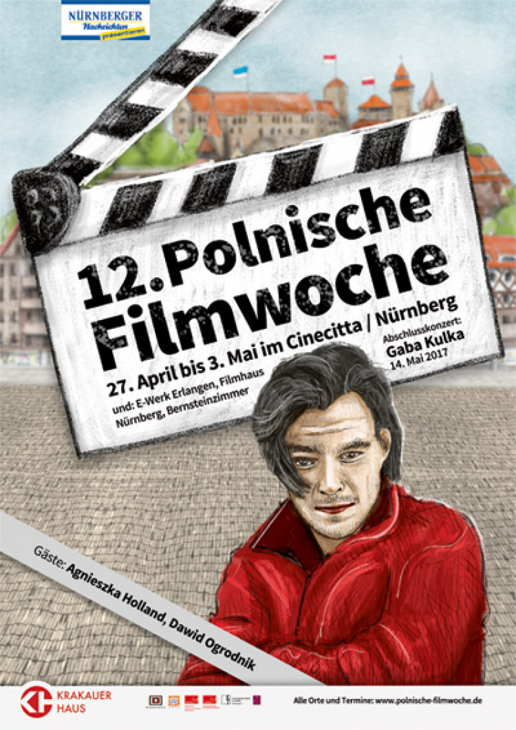 Plakat 12. festiwalu "film Polska"