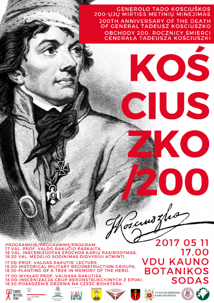 Na Litwie zainaugurowano Rok Tadeusza Kościuszki. Źródło: Instytut Polski w Wilnie