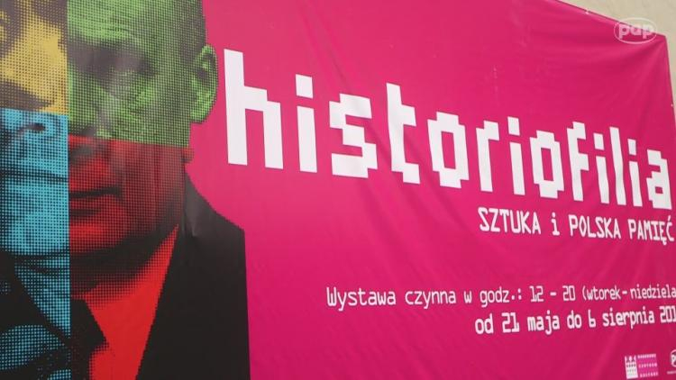 Wystawa "Historiofilia" - sztuka, która powstała z zainteresowania historią. Źródło: Serwis wideo PAP