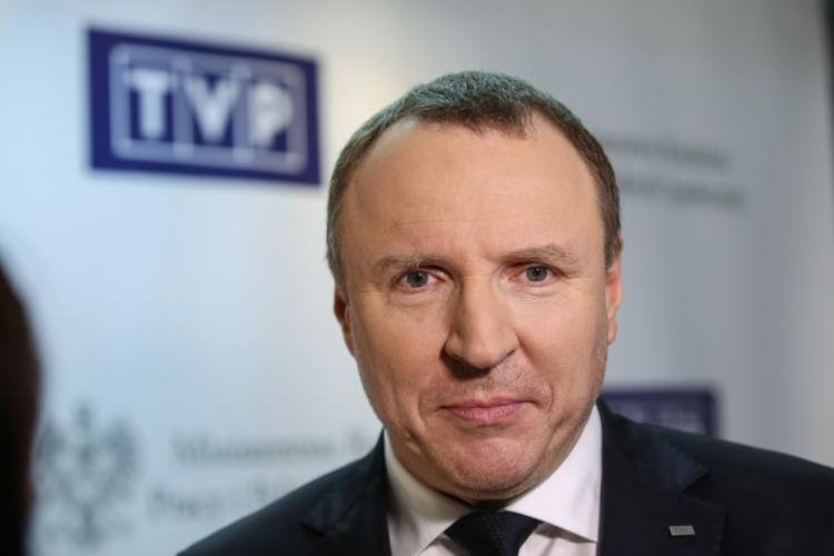 Prezes TVP Jacek Kurski. Fot. PAP/R. Guz