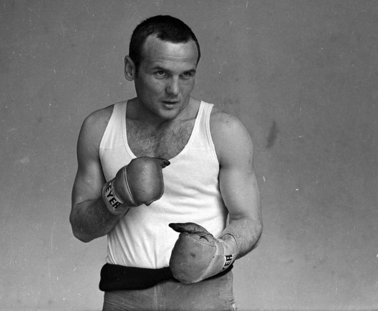 Pięściarz Jerzy Kulej. 05.1967. Fot. PAP/J. Uklejewski 