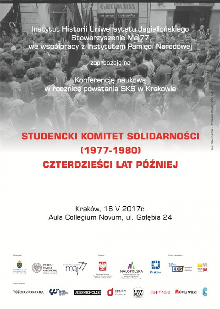 Konferencja „Studencki Komitet Solidarności (1977–1980). Czterdzieści lat później”