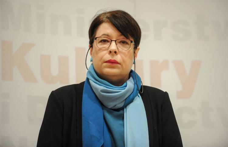 Wiceminister kultury Wanda Zwinogrodzka. Fot. PAP/M. Obara
