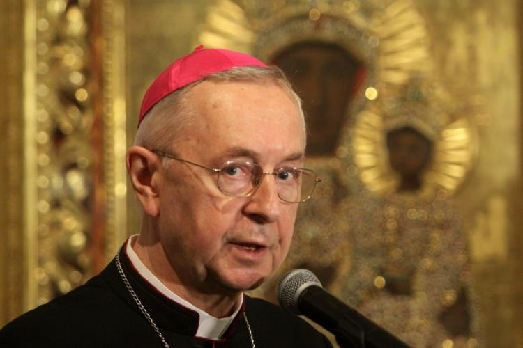 Przewodniczący Konferencji Episkopatu Polski abp Stanisław Gądecki. Fot. PAP/W. Deska