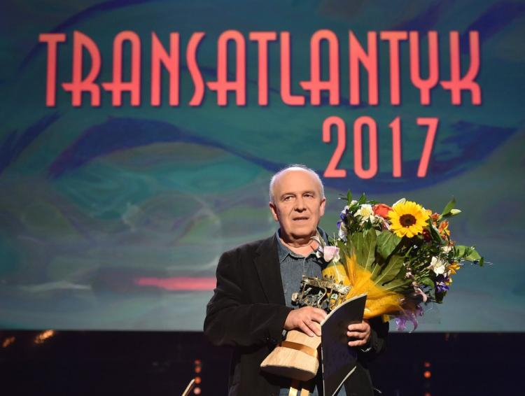 Lajos Palfalvi laureatem nagrody Transatlantyk. Fot. PAP/J. Bednarczyk