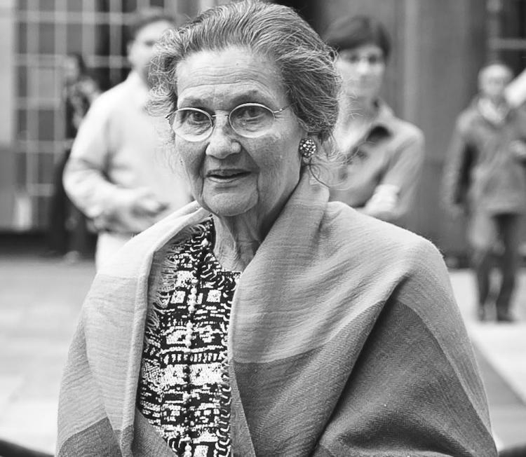 Francuska polityk Simone Veil. Fot. PAP/W. Dąbkowski