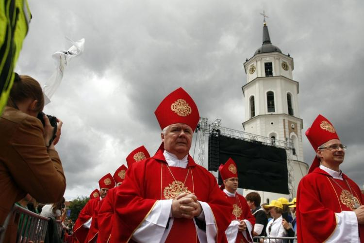 Uroczystości beatyfikacyjne arcybiskupa Teofiliusa Matulionisa. Wilno, 25.06.2017. Fot. PAP/EPA