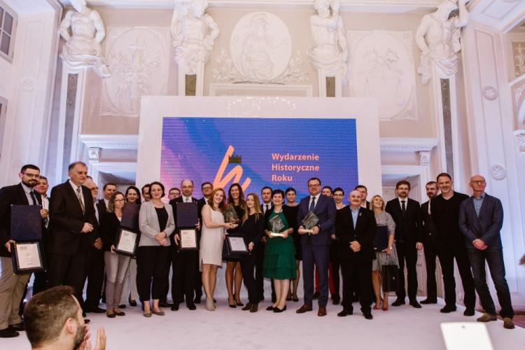 Zwycięzcy i laureaci Plebiscytu Wydarzenie Historyczne Roku 2016. Fot. MHP/Magdalena Głowacka. Źródło: Muzeum Historii Polski