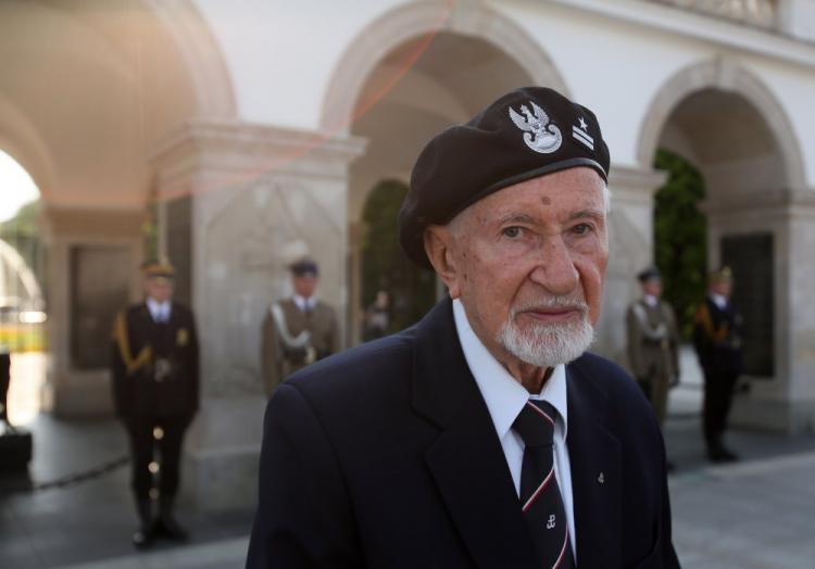 Prof. Leszek Żukowski - prezes Światowego Związku Żołnierzy Armii Krajowej. Fot. PAP/L. Szymański 