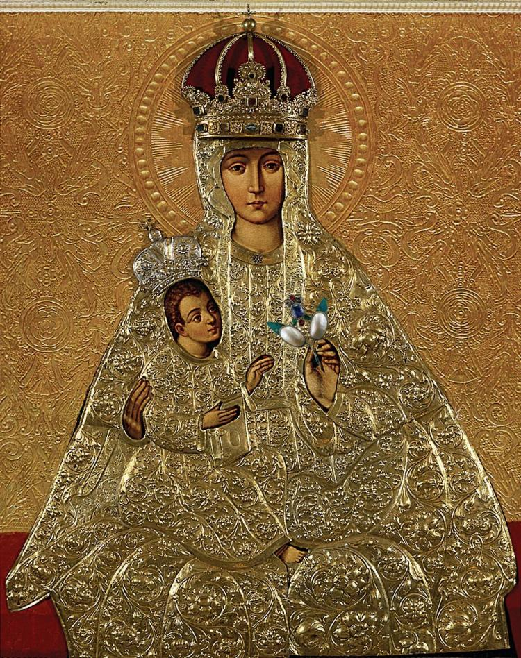 Obraz Matki Bożej w Trokach. Źródło: Wikipedia