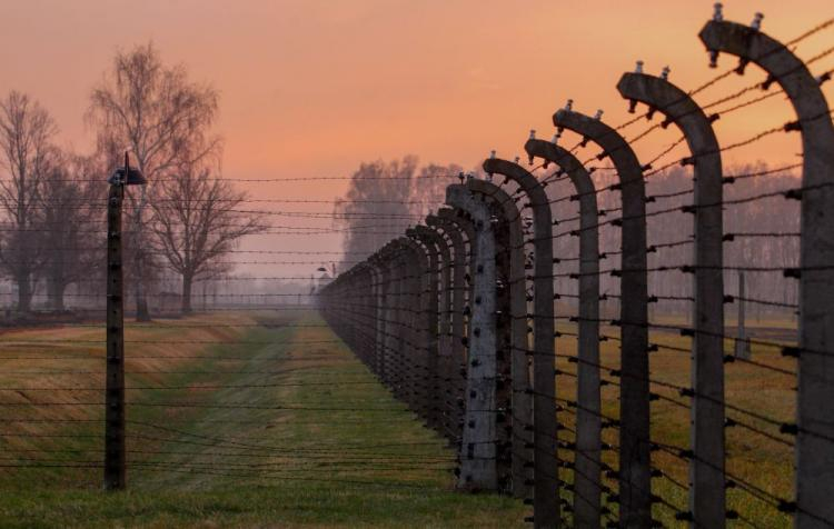 Teren b. niemieckiego nazistowskiego obozu koncentracyjnego i zagłady Auschwitz-Birkenau. Fot. PAP/A. Grygiel