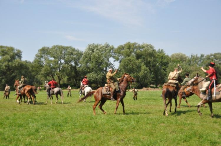 Rekonstrukcja Bitwy Warszawskiej w 95. rocznicę batalii. 2015 r. Fot. MHP/Wojciech Paduch