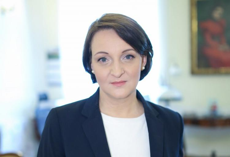 Wiceminister kultury i dziedzictwa narodowego, generalny konserwator zabytków Magdalena Gawin. Fot. PAP/L. Szymański