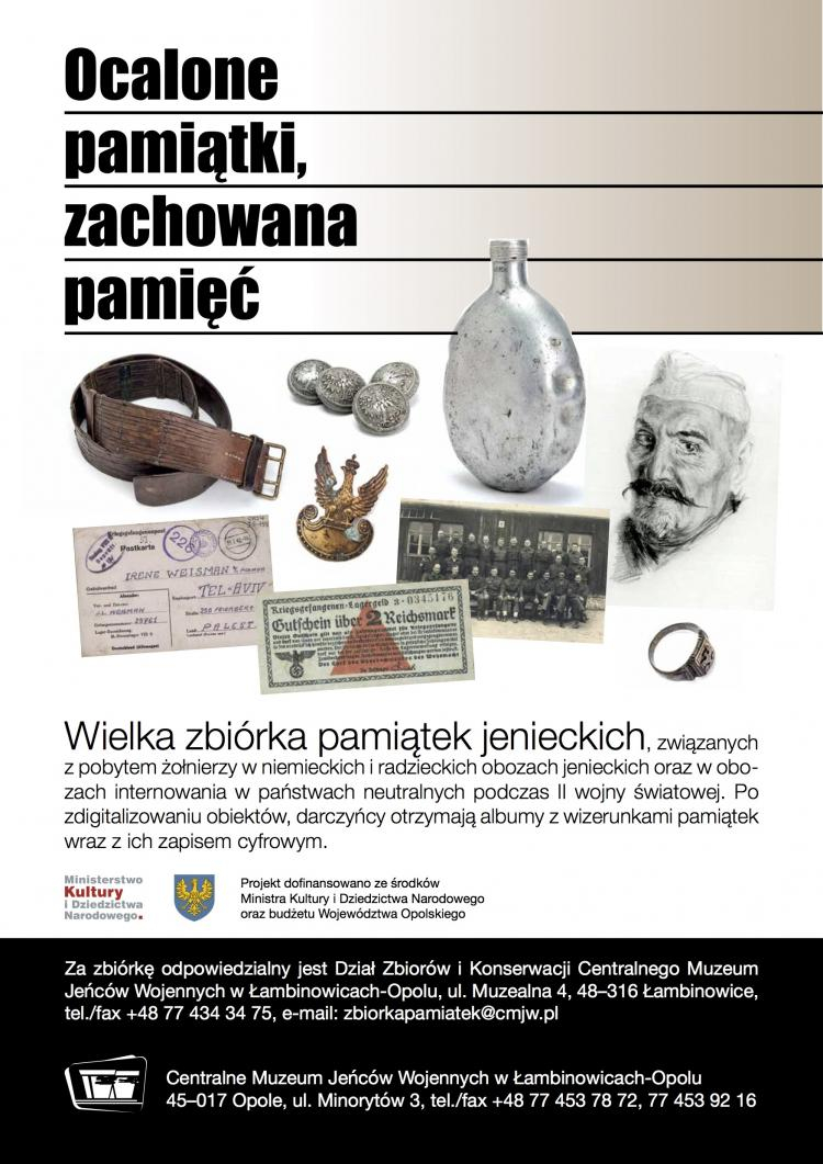 "Ocalone pamiątki, zachowana pamięć"