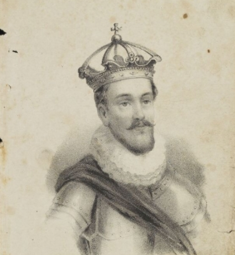 Zygmunt II August. Litografia z 1852 r. Źródło: BN Polona