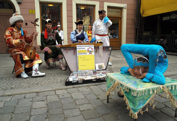 Międzynarodowy Festiwal Artystów Ulicznych "BuskerBus". Fot. PAP/A. Hawałej