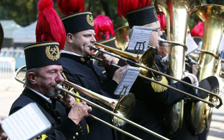 Międzynarodowy Festiwal Orkiestr Dętych w Rudzie Śląskiej. Fot. PAP/A. Grygiel