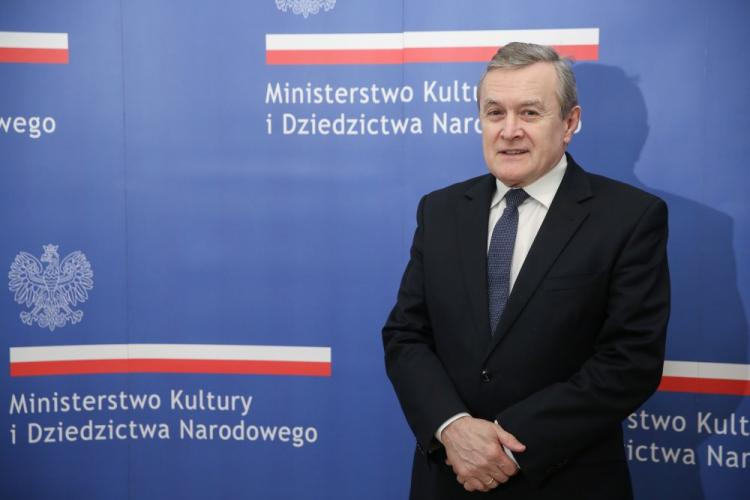 Wicepremier, minister kultury i dziedzictwa narodowego prof. Piotr Gliński. Fot. PAP/R. Guz