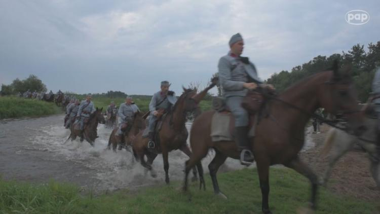 Trwają zdjęcia do filmu o żołnierzach Legionów Piłsudskiego. Źródło: serwis wideo PAP