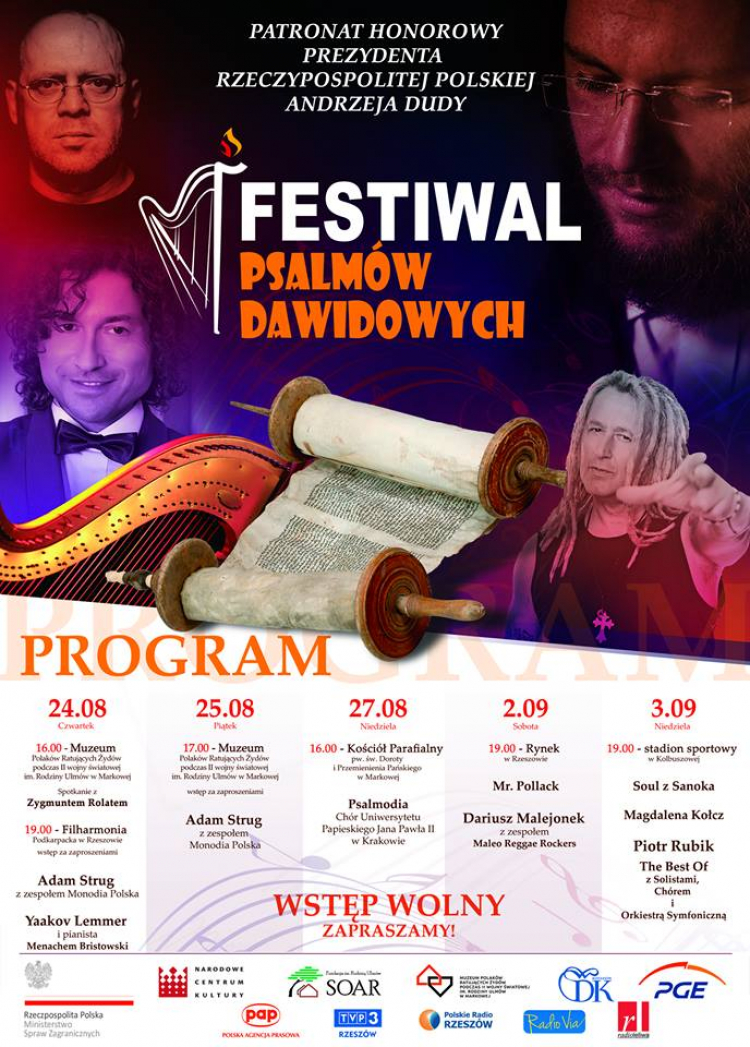 Festiwal Psalmów Dawidowych "Honorując Sprawiedliwych"