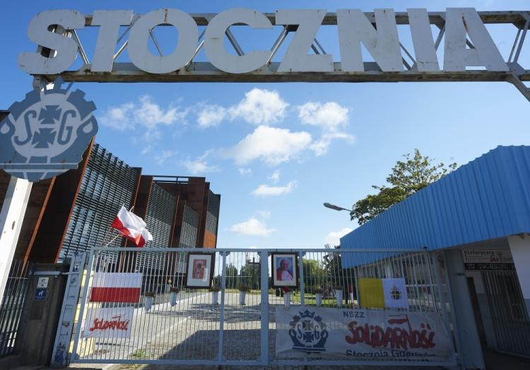 Brama Stoczni Gdańskiej nr 2. Fot. PAP/D. Kulaszewicz