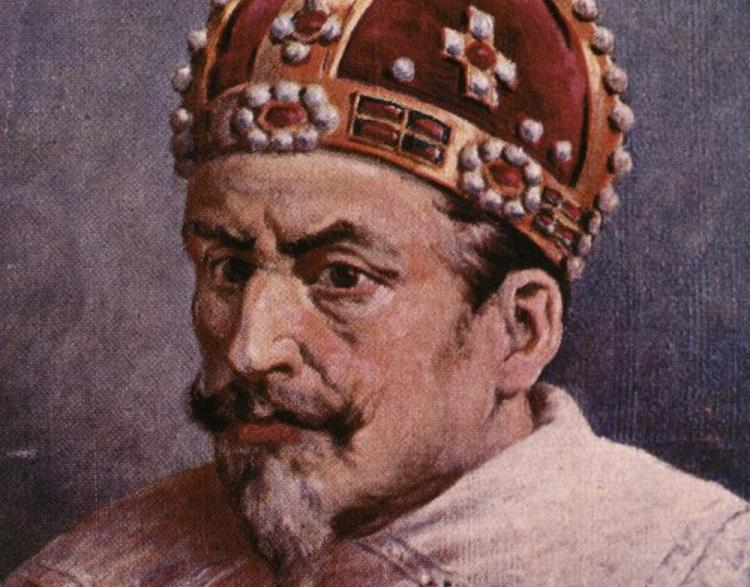 Zygmunt III Waza na obrazie Jana Matejki z cyklu „Poczet królów i książąt polskich”. Fot. PAP/Reprodukcja