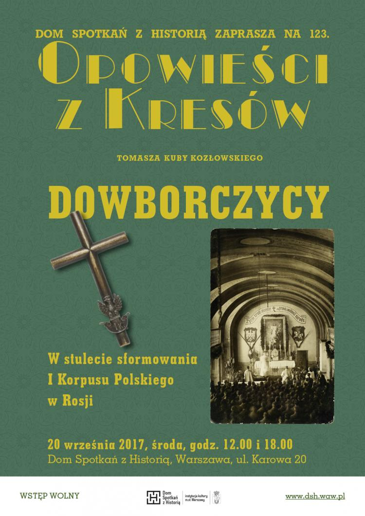 "Opowieści z Kresów – Dowborczycy" - spotkanie w DSH