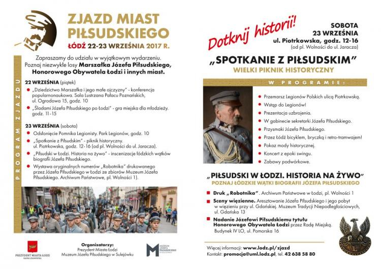 W sobotę piknik historyczny "Spotkanie z Piłsudskim"