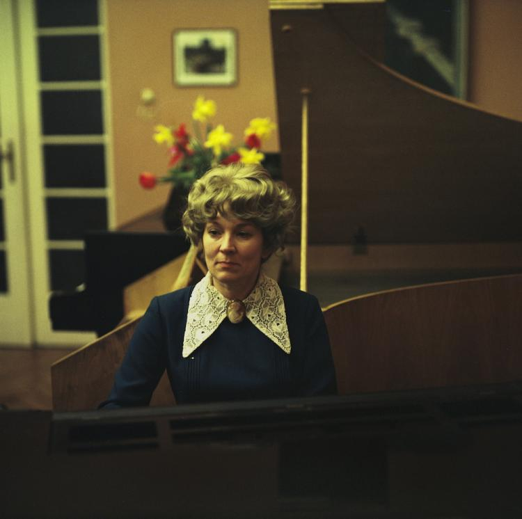 Polska pianistka i chopinistka Helena Czerny-Stefańska. Fot. PAP/J. Rosikoń