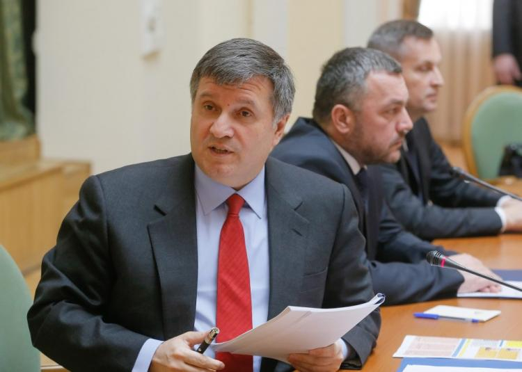 Szef MSW Ukrainy Arsen Awakow. Fot. PAP/EPA